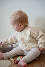 Load image into Gallery viewer, LinÅker Sweater / Baby (knitting package)
