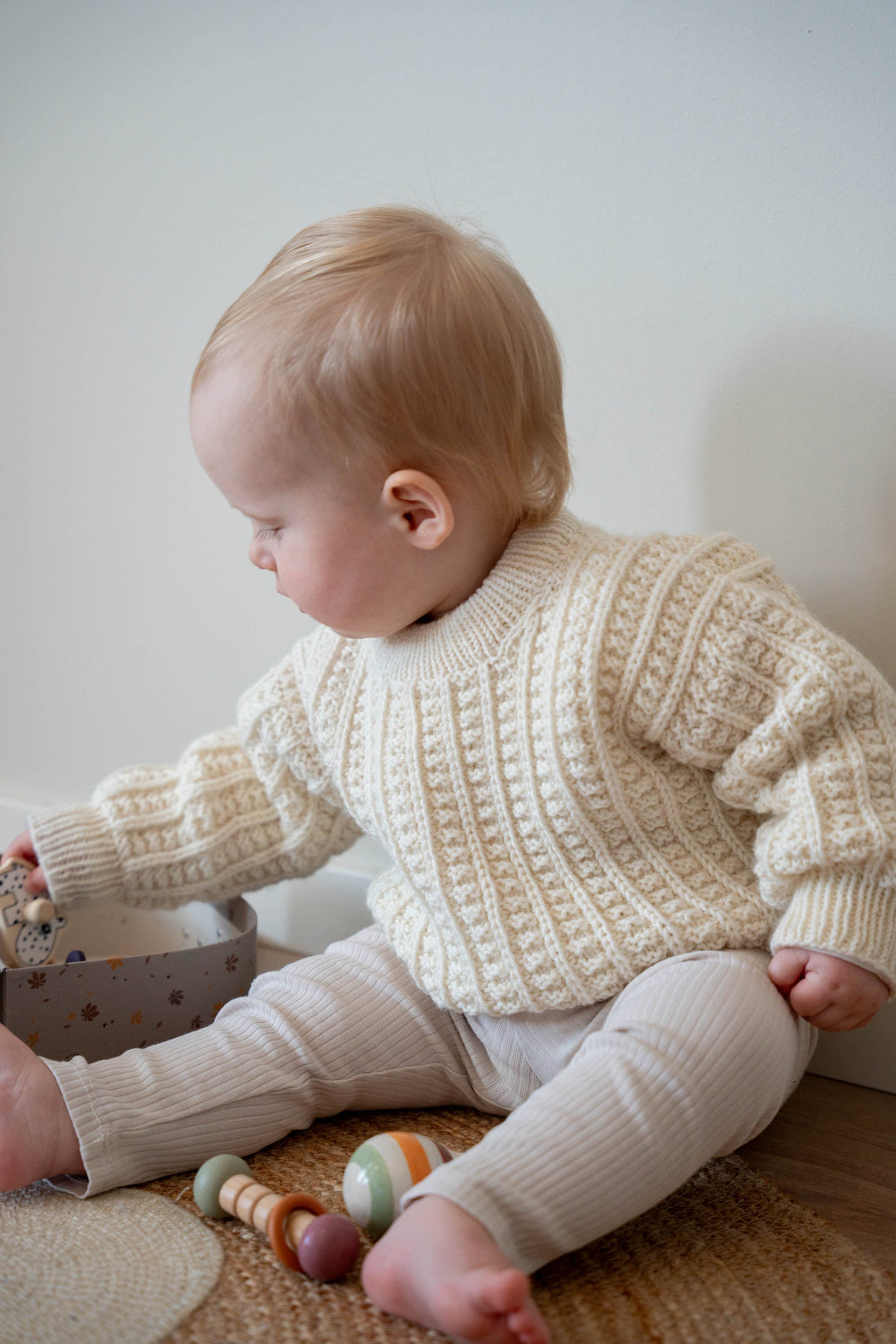 LinÅker Sweater / Baby (knitting package)