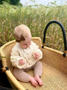 Chestnut Button Cardigan (Danish)