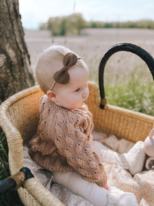 Chestnut Button Sweater